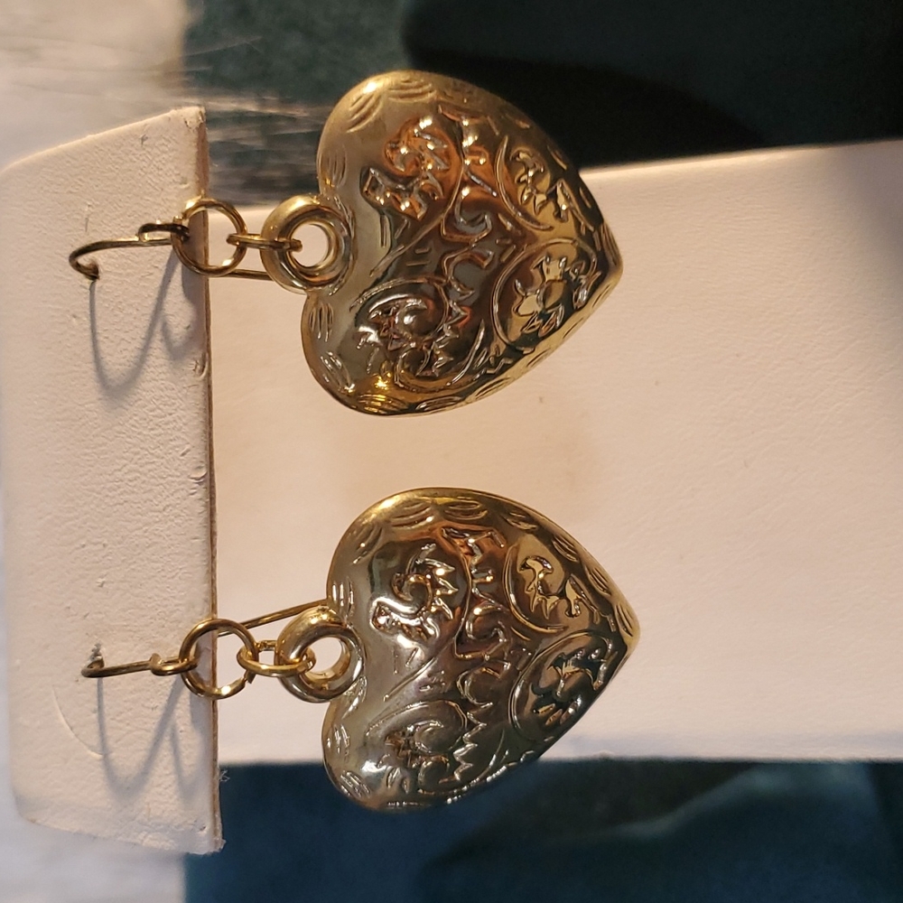 Puff Heart Shape Earrings